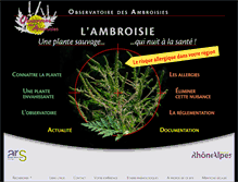 Tablet Screenshot of ambroisie.info